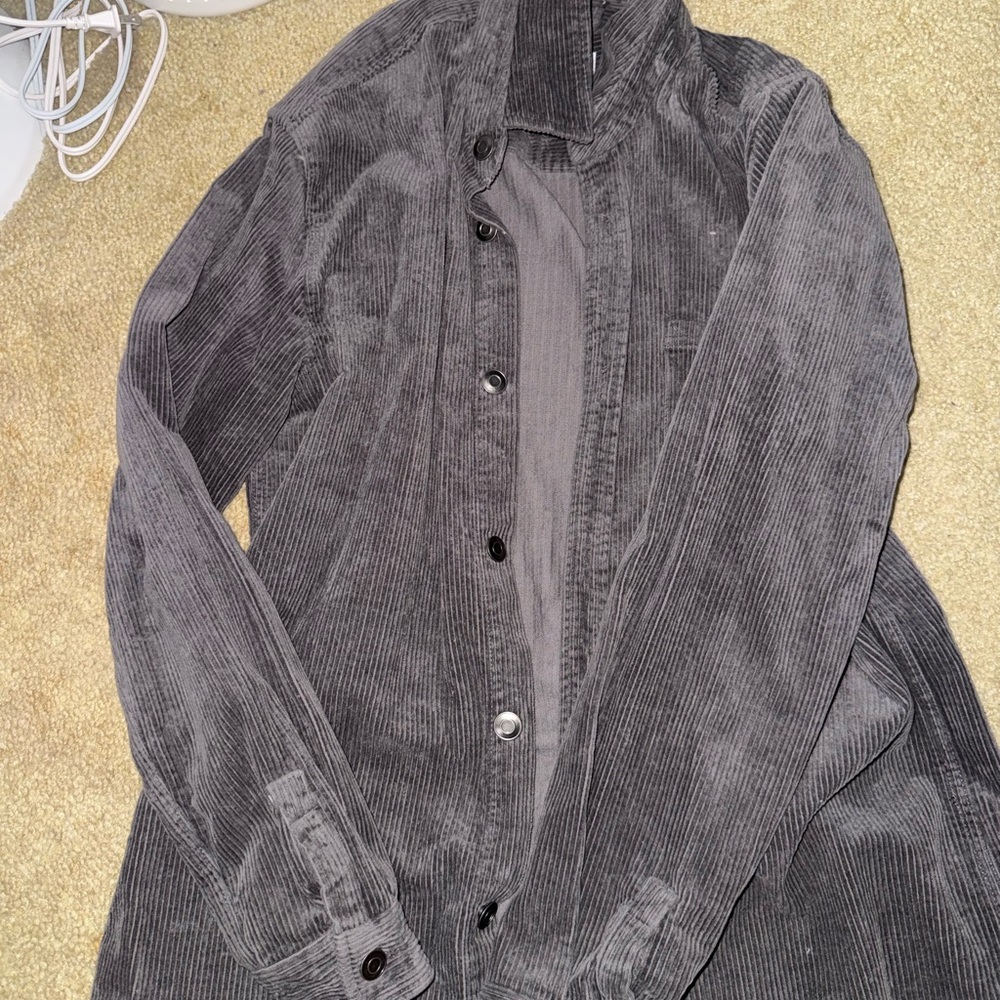 Gray Corduroy Jacket